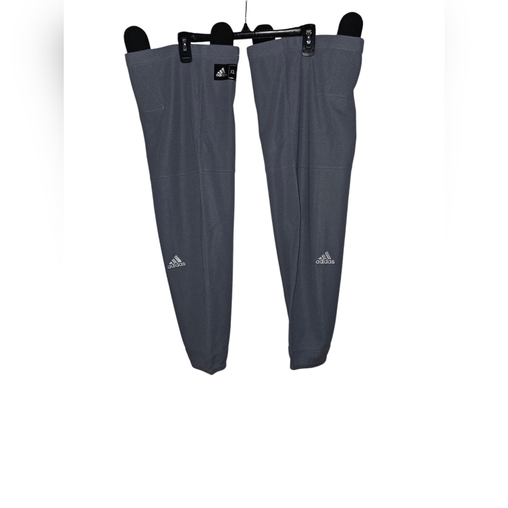 Adidas Mystic Grey White Men’s Hockey Stock Socks DX0966 Size XL